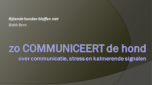 Zo COMMUNICEERT de hond